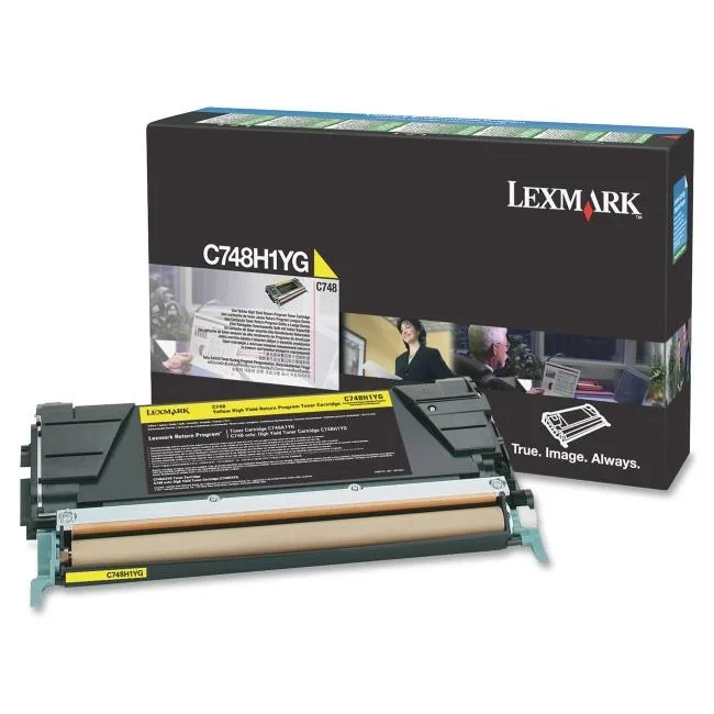 Lexmark Lexmark C748H1YG Yellow High Yield Toner Cartridge 10000 Pages — product photo