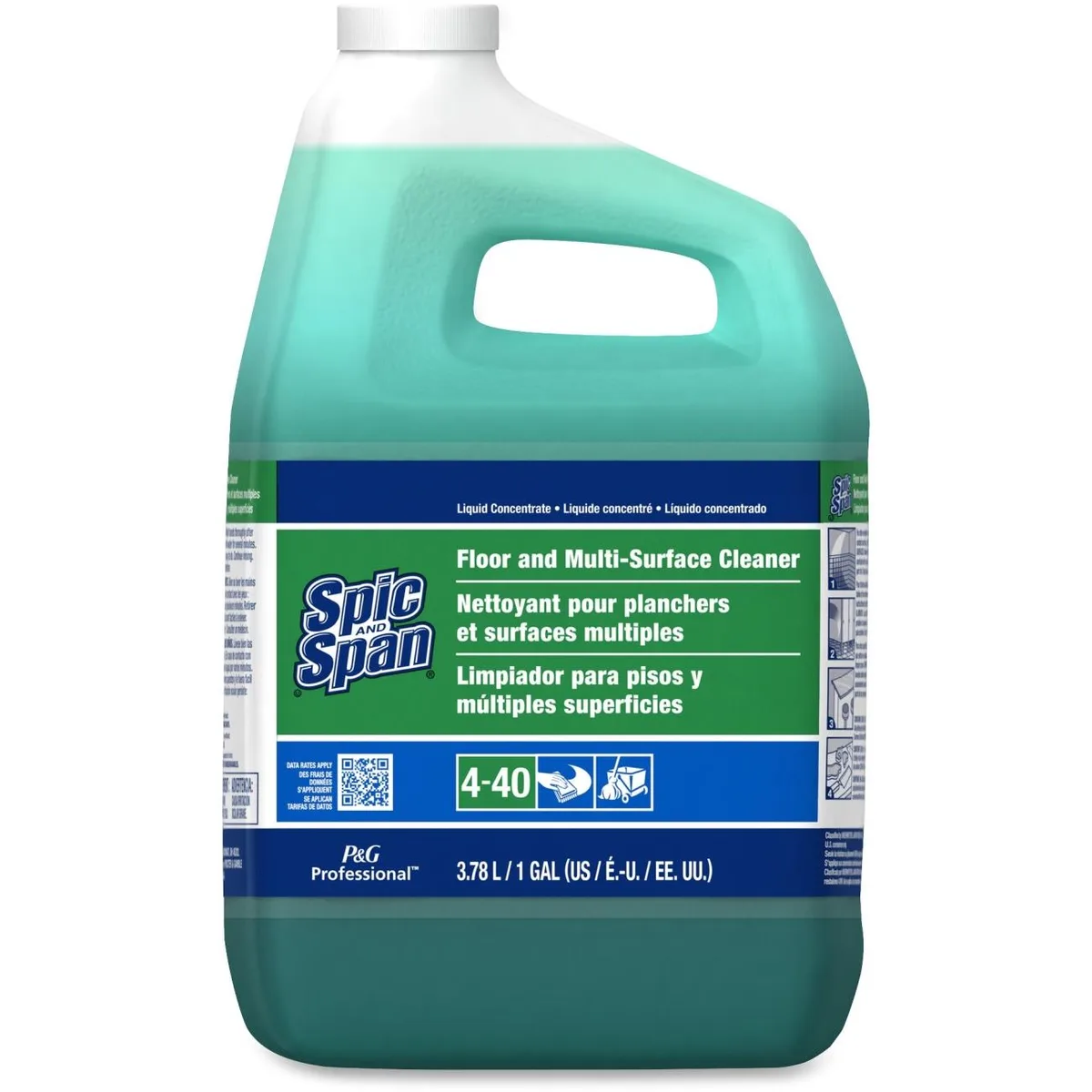 Procter &amp; Gamble Procter &amp; Gamble 02001CT Spic and Span Floor Cleaner 3 Carton — product photo