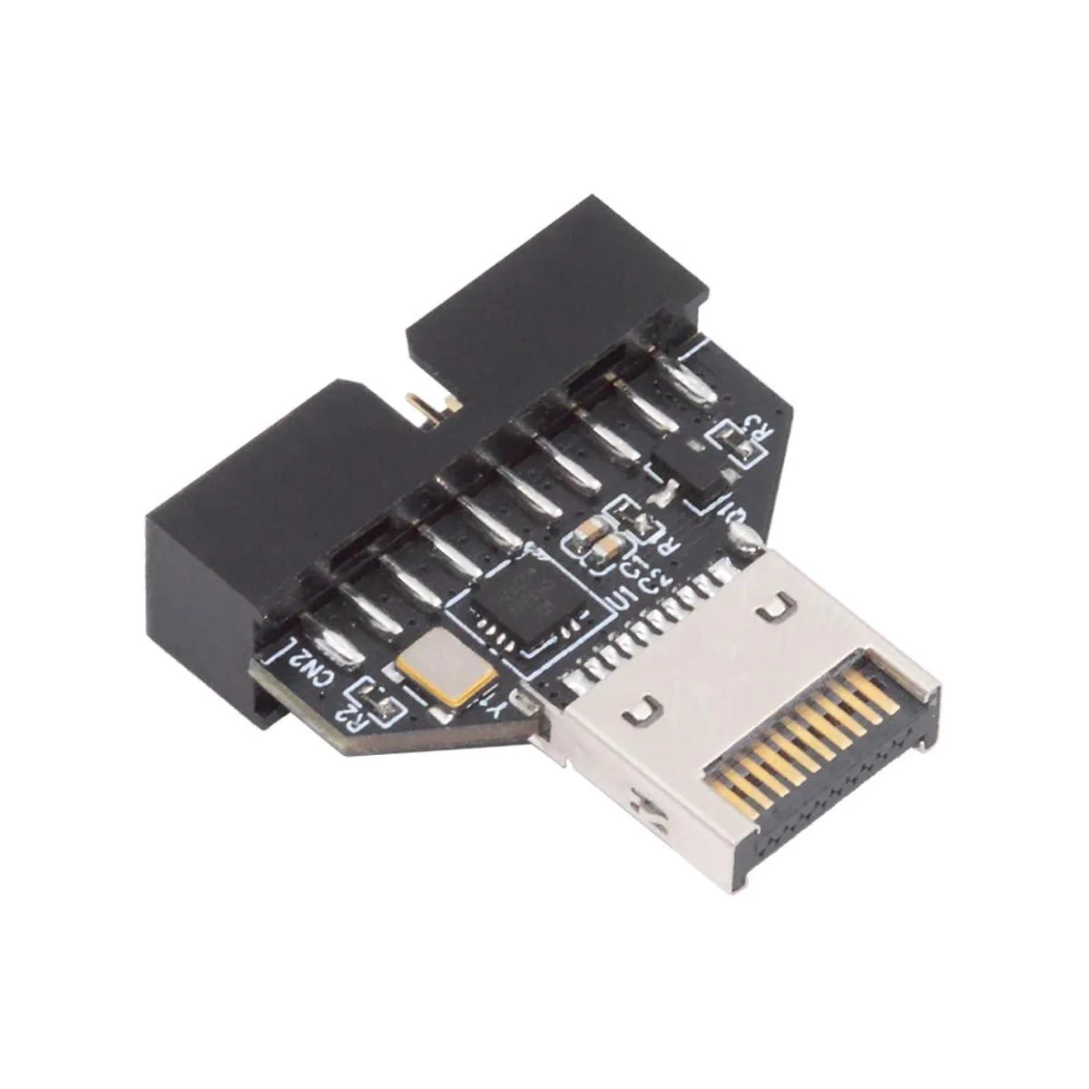 Vszerda Vszerda Type-E IDC Socket USB 3.1 to USB 3.0 20Pin Header Adapter with CH334P — product photo