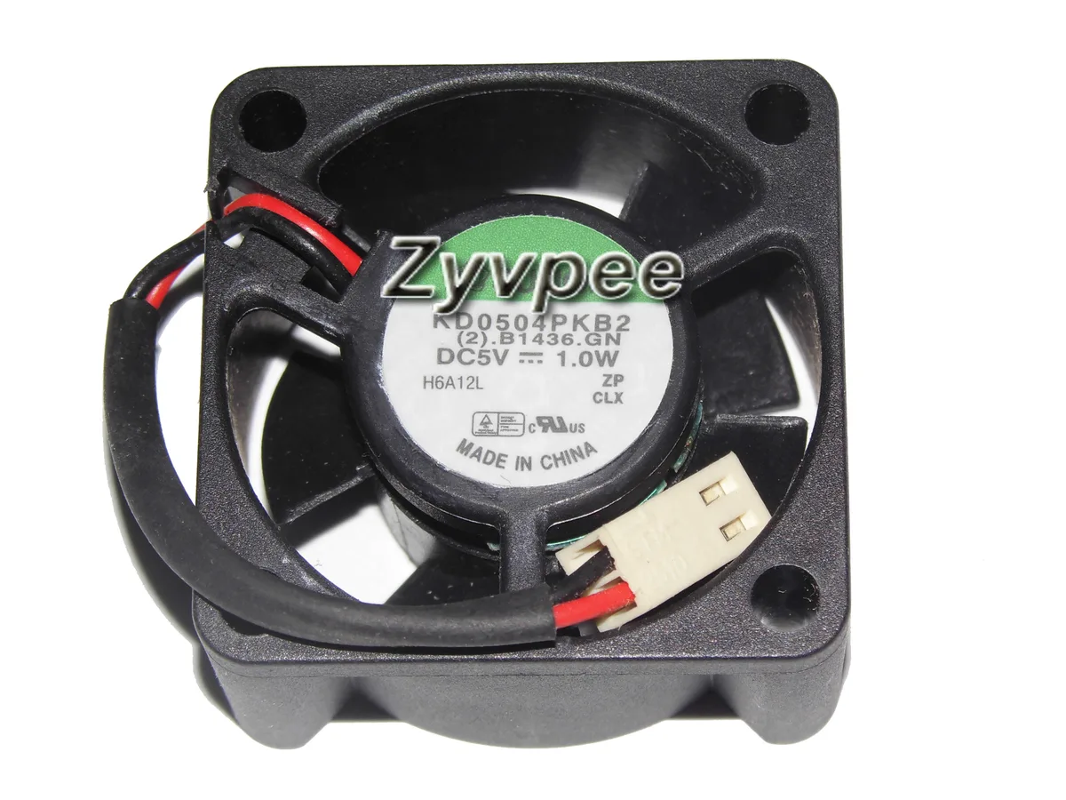 Zyvpee Zyvpee KD0504PKB2 40x20mm 5V 1.0W 2-wire case fan — product photo