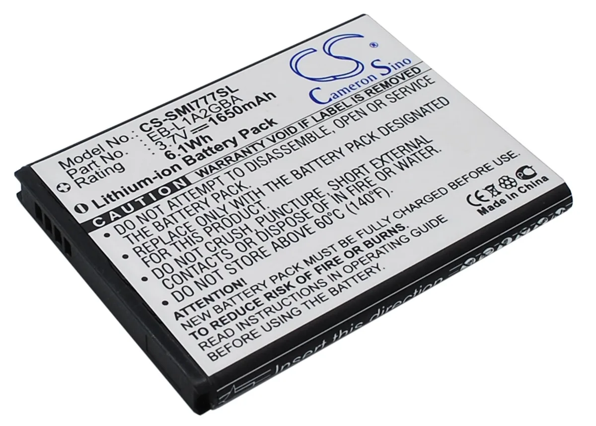 Cameron &amp; Co Cameron &amp; Co DS-CS-SMI777SL cell phone battery 1.65 Ah — product photo