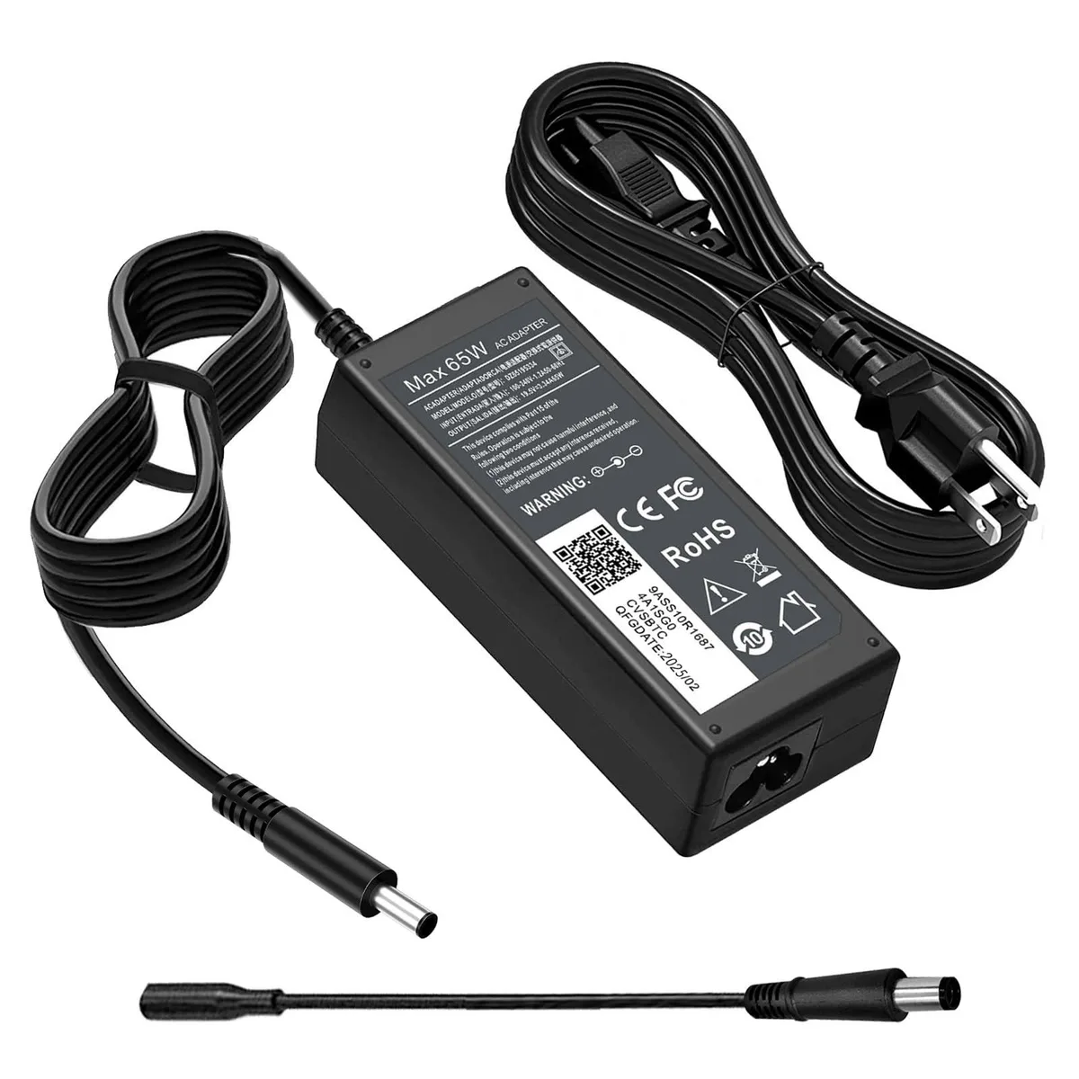  DELL DZ65200325 65W AC Adapter 4.5mm 7.4mm — product photo