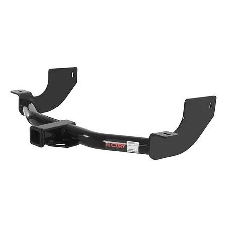 Black steel trailer hitch with two inch receiver tube Class 3 model 13456