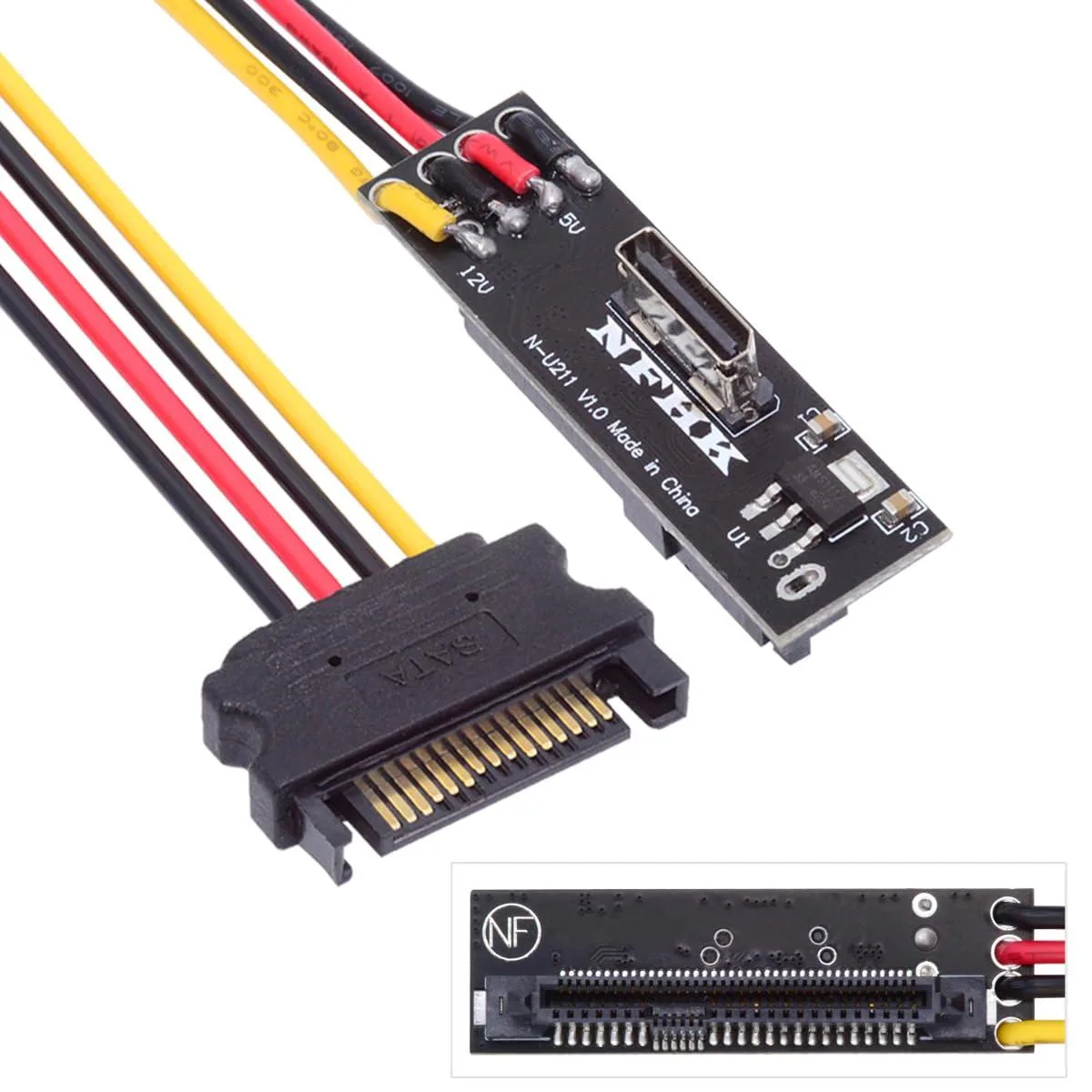 Vszerda Vszerda SF-084-8612-XY SFF-8612 to SFF-8639 adapter with SATA power — product photo