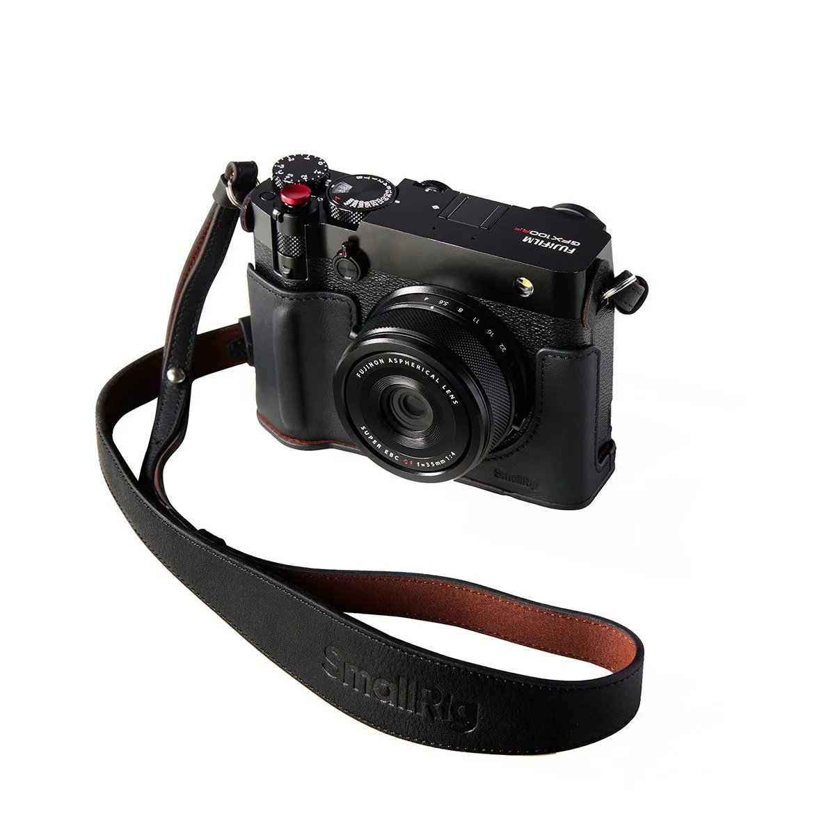 SmallRig SmallRig Leather Half Camera Case for Fujifilm GFX100RF Black 5267 — product photo