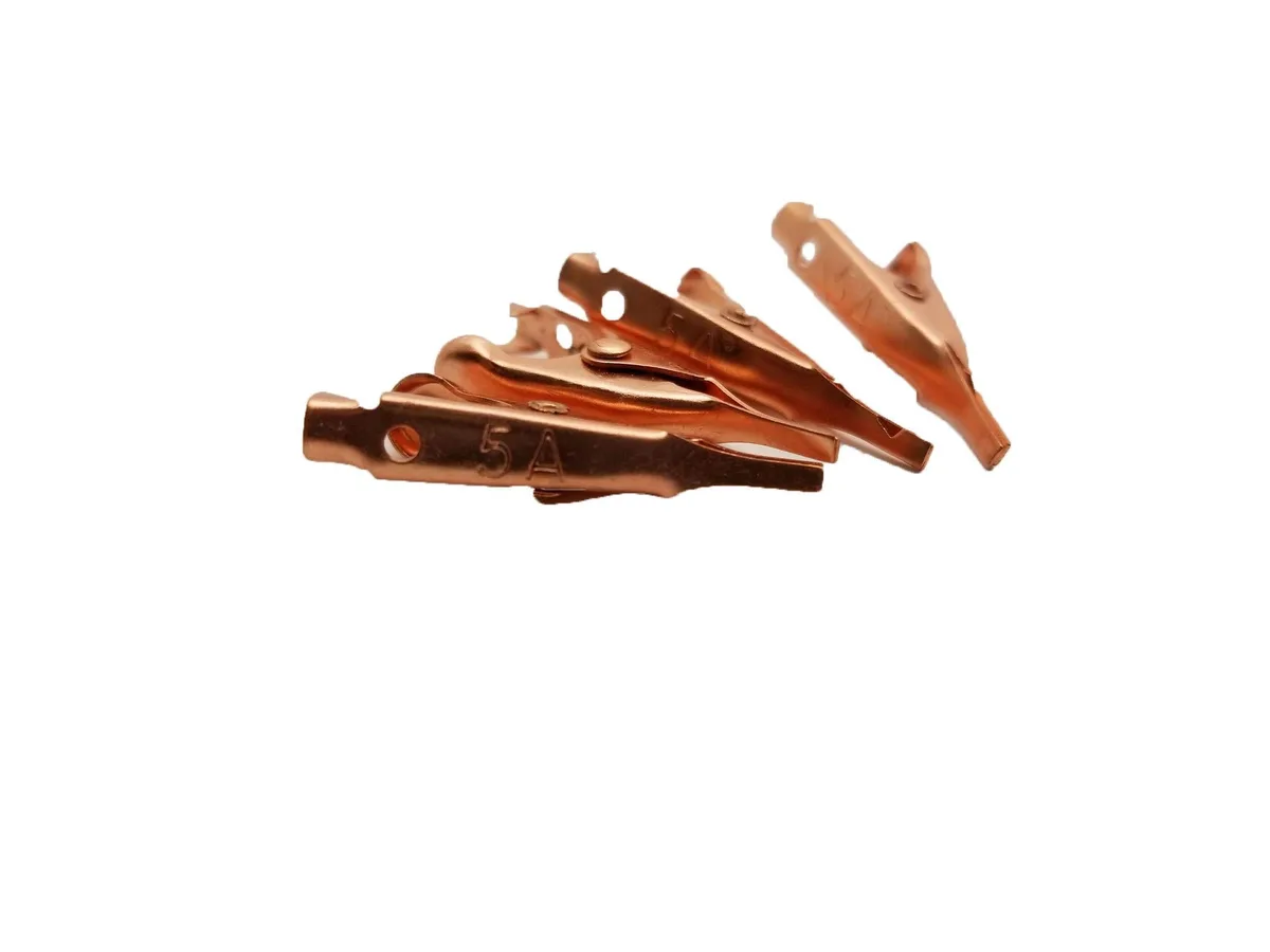 ProTechTrader ProTechTrader Smooth-Copper-Clips-4pcs electrician tool 1.1in 5A 12AWG 4 pack — product photo