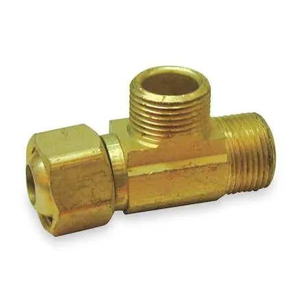Zoro Select Zoro Select 993-016NL 3/8" Compression Brass Tee — product photo