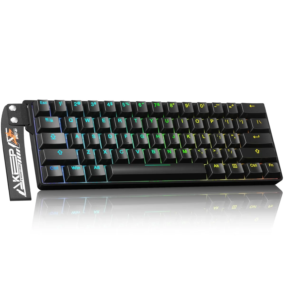  DAREU EK60 HE Rapid Trigger Gaming Keyboard 8000Hz 0.01mm RT SOCD Hot-Swappable RGB 60% Black — product photo