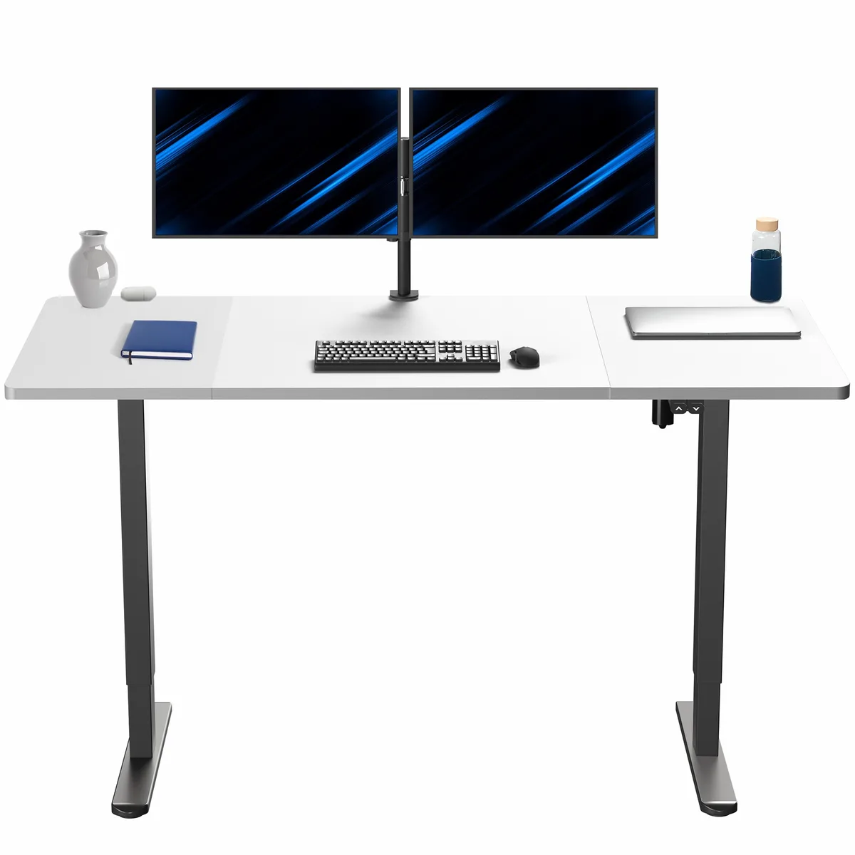 VIVO VIVO Electric Standing Desk 60 x 30 White/Black — product photo