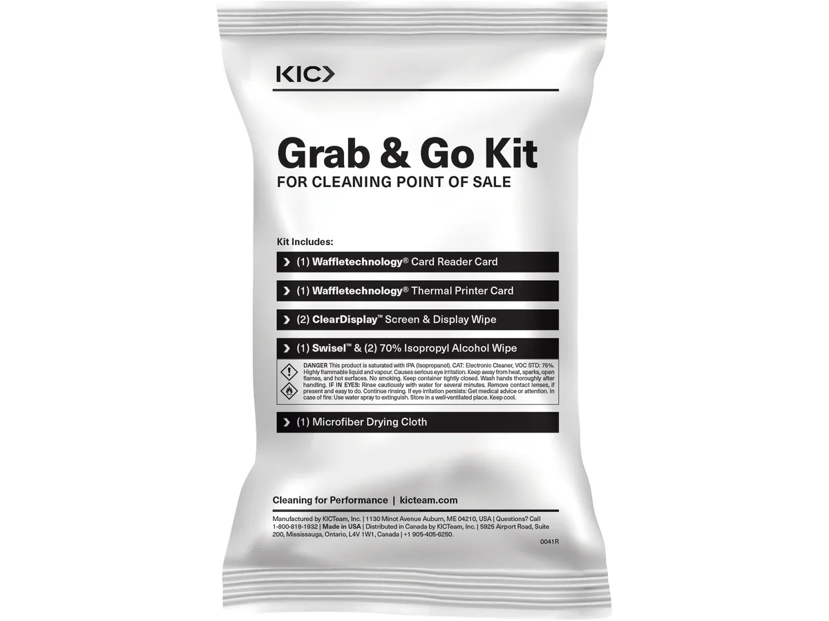 KICTeam KICTeam KW3KPOS2MC1 25CT POS Clean Kit — product photo