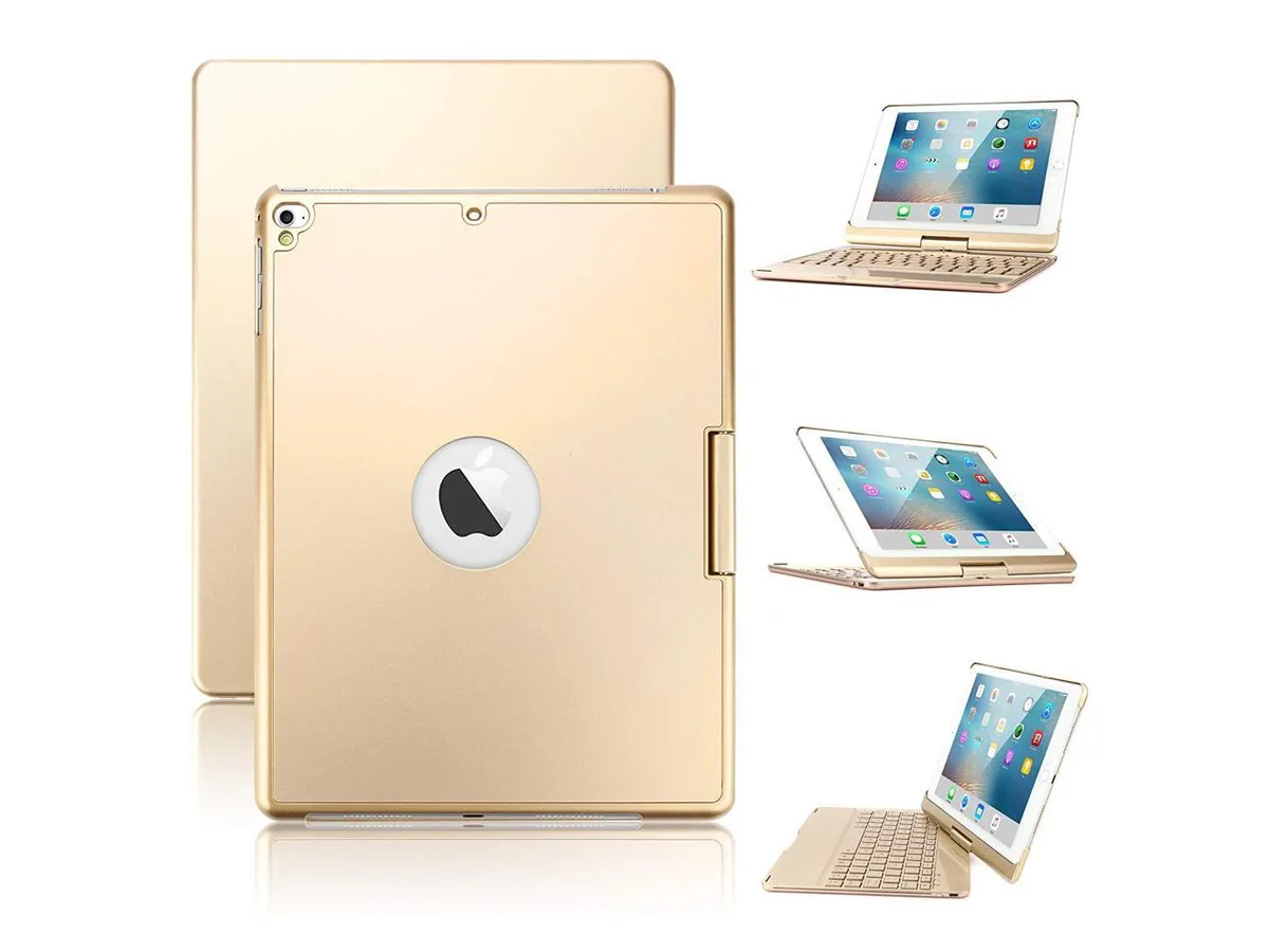 Werleo Werleo 7 Color Backlit Bluetooth Keyboard Case 9.7" Gold — product photo