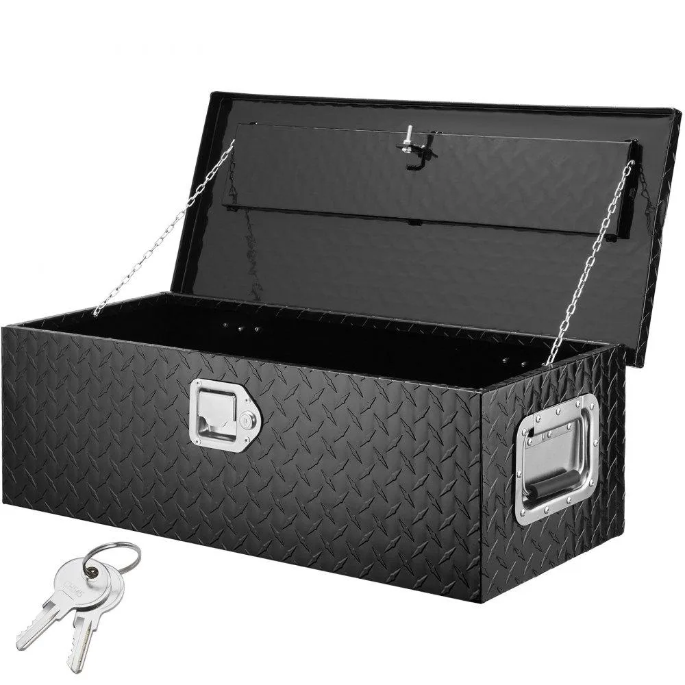 VEVOR VEVOR Truck Tool Box 30x13x9.6in 64L Black — product photo