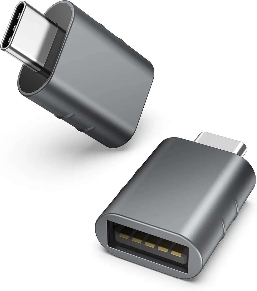 Brainwavz Brainwavz USB C to USB Adapter Pack of 2 Space Grey — product photo