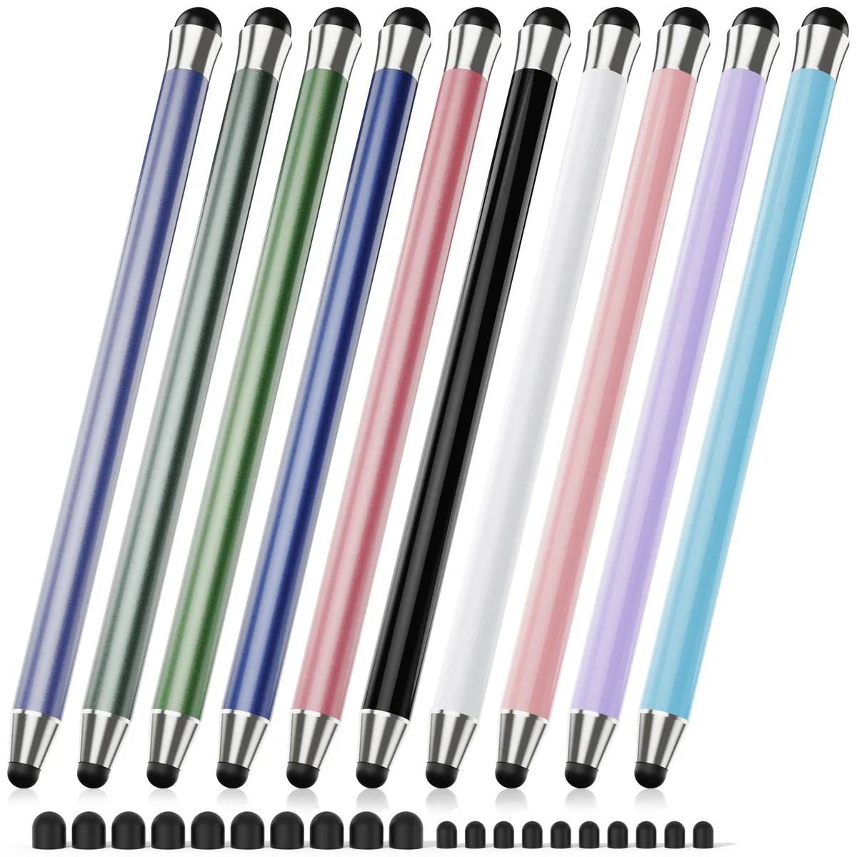maylofi 580 Stylus 10 Pack Colorful 20 Tips — product photo