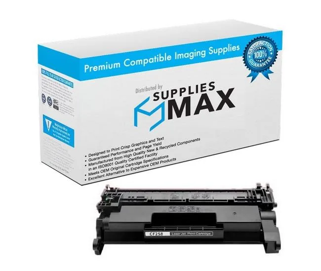 SuppliesMax SuppliesMax HEWCF258A Black Toner Cartridge 3000 Pages — product photo