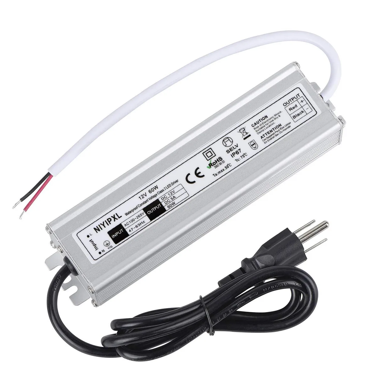 KEHIPI KEHIPI PFH-60W-12V 60 W 12 V IP67 power adapter — product photo