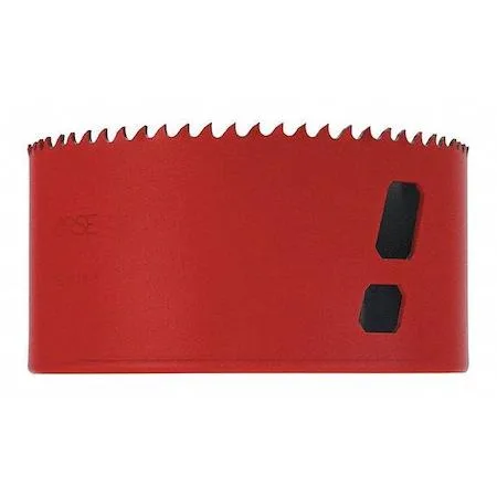 Morse MHS64 4 inch bi-metal hole saw with side slot