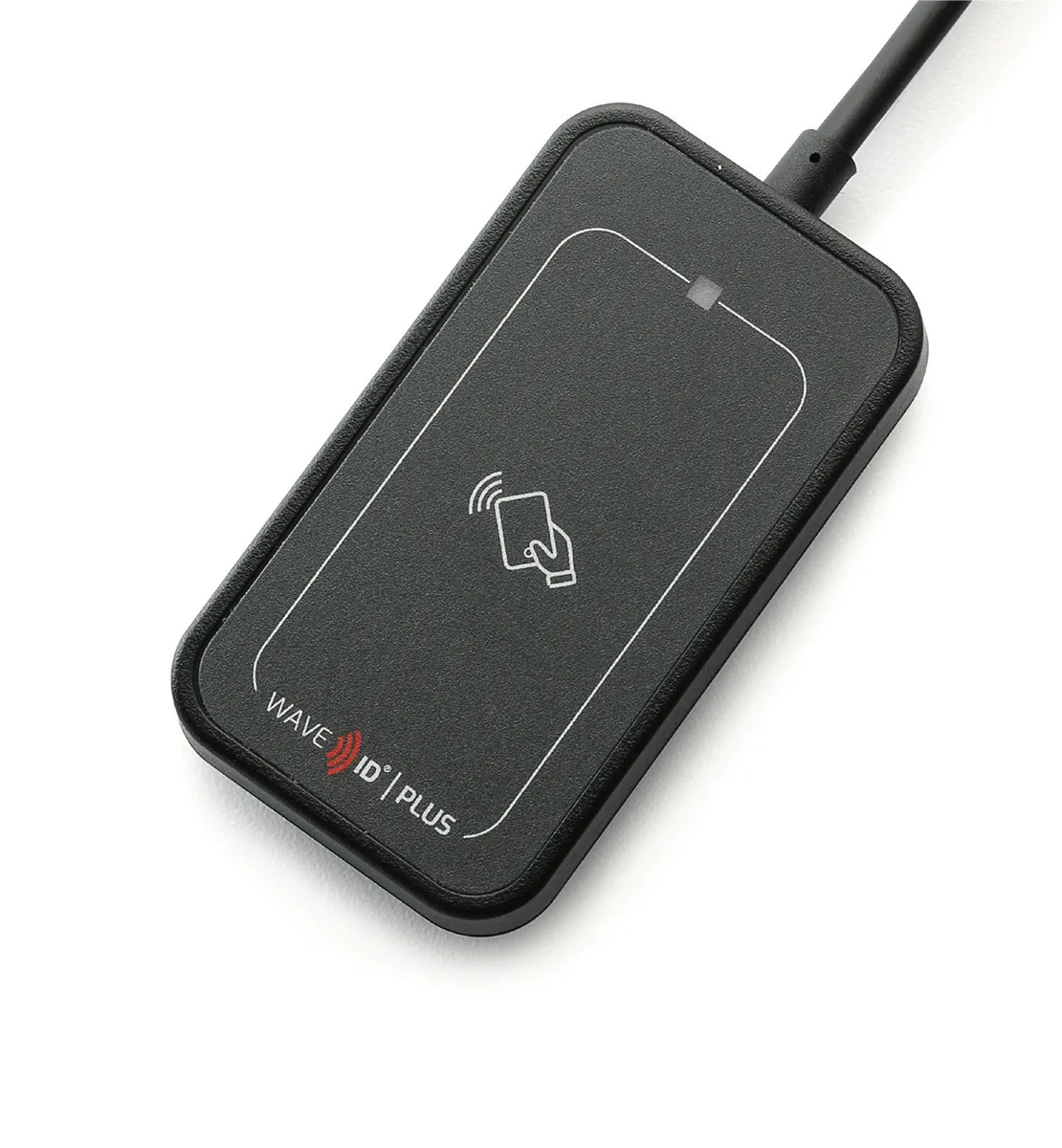 RF IDEAS RF IDEAS RDR-80531BKU WAVE ID Plus Mini V3 Black USB RFID Reader — product photo