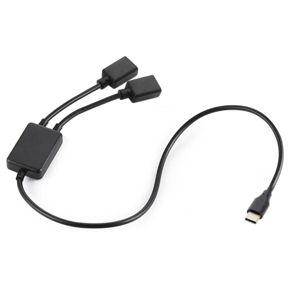LORDWORLD LORDWORLD USB 2.0 Type-C Splitter Y Cable 30cm 480Mbps — product photo
