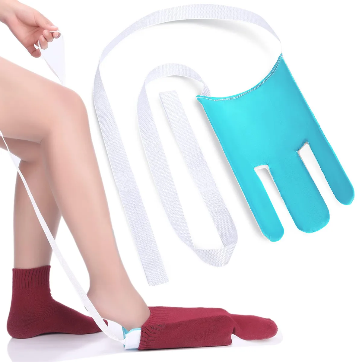 CAidRE Sock Aid Blue Size 1 — product photo