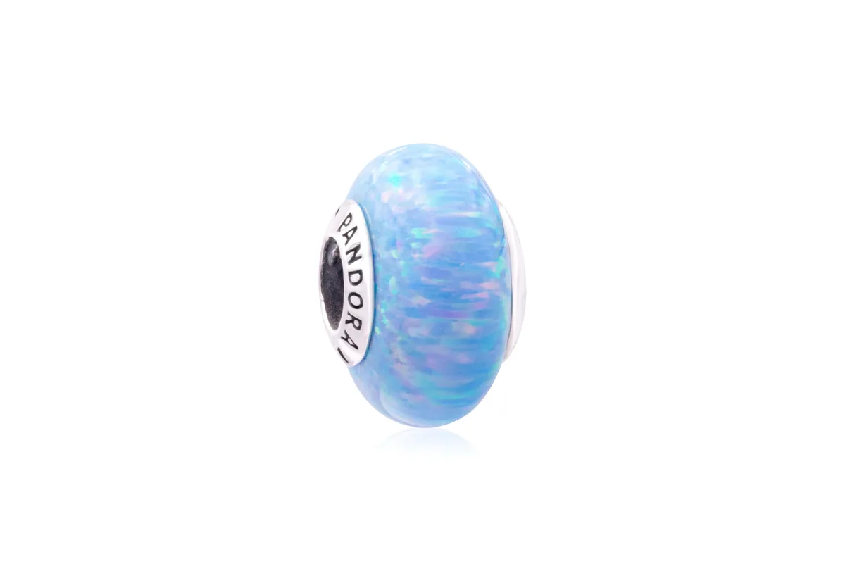 PANDORA PANDORA Opalescent Ocean Blue Charm Silver Tone — product photo