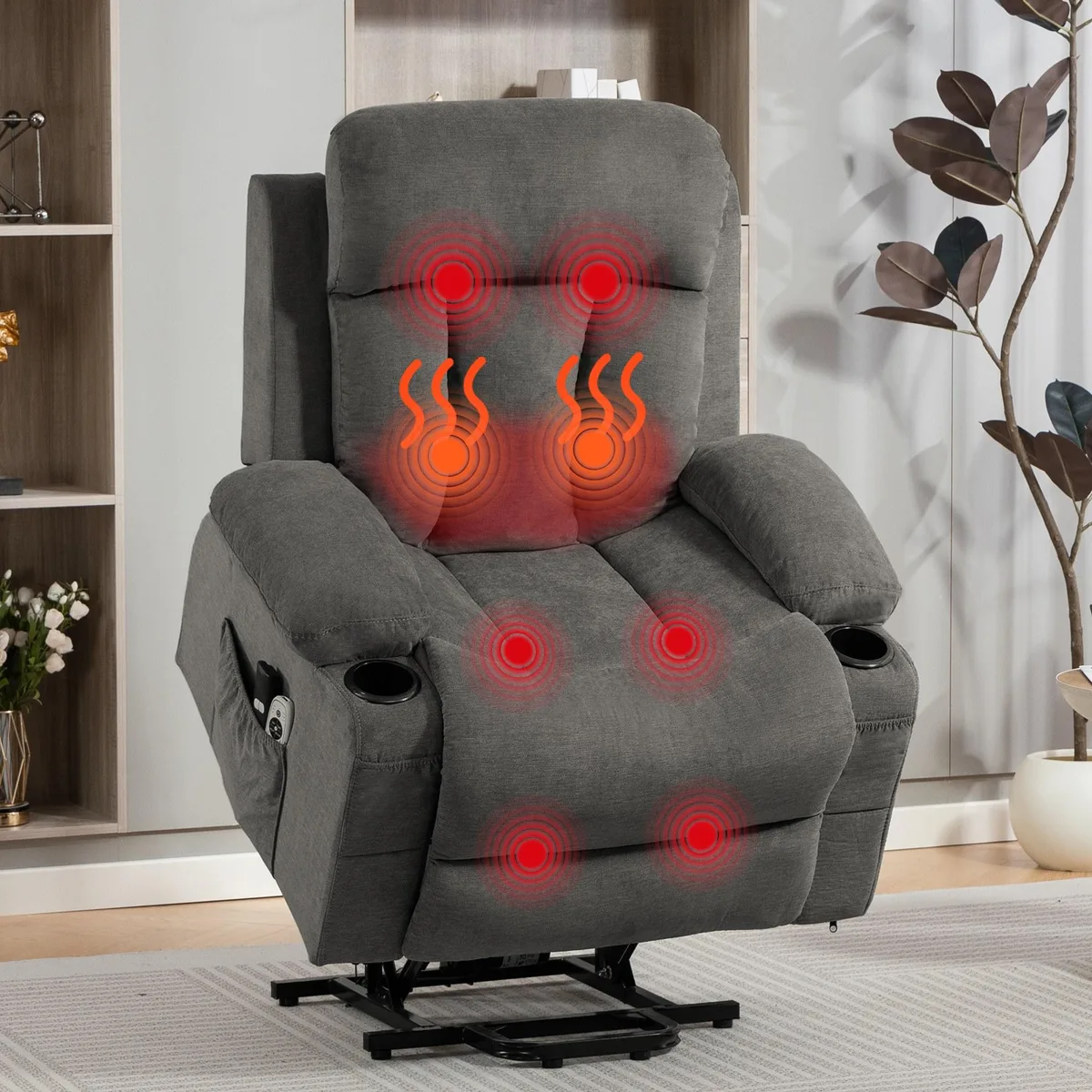VANBOW VANBOW Power Lift Recliner Grey — product photo