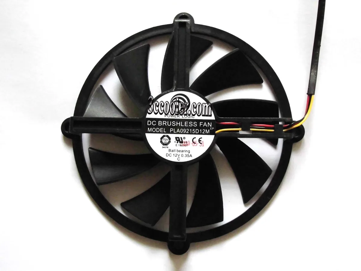 OEM Industries OEM Industries PLA09215D12M 12V 0.35A 3-pin circular VGA fan — product photo