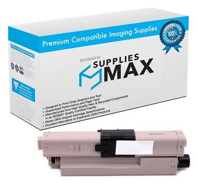SuppliesMax SuppliesMax Compatible Toner Cartridge for Okidata 44469802 Black High Yield 5000 Pages TYPE 17 — product photo