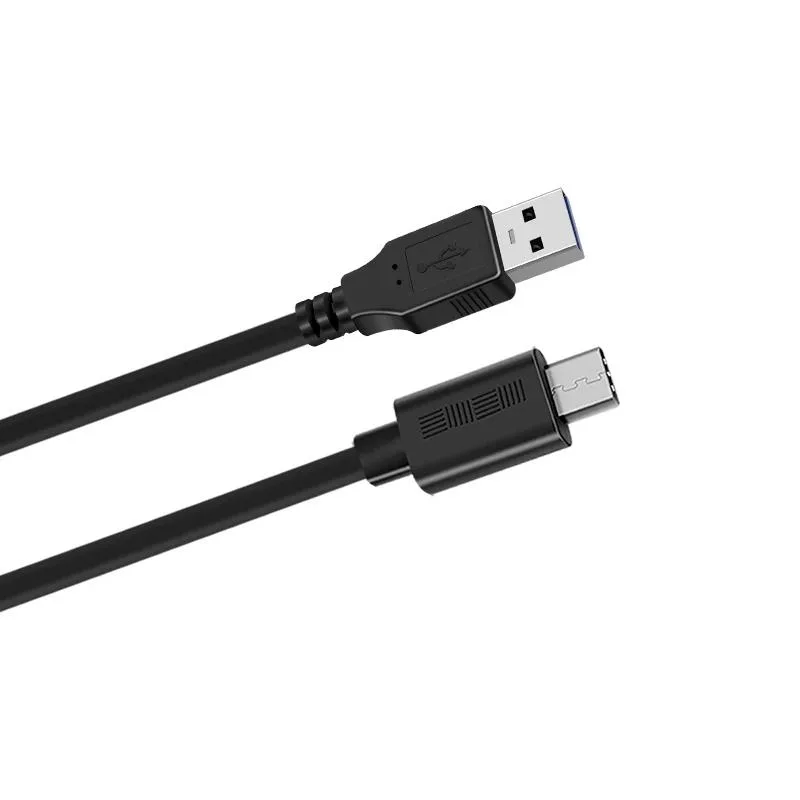 Short 60 cm USB-C to USB-A adapter cable in black