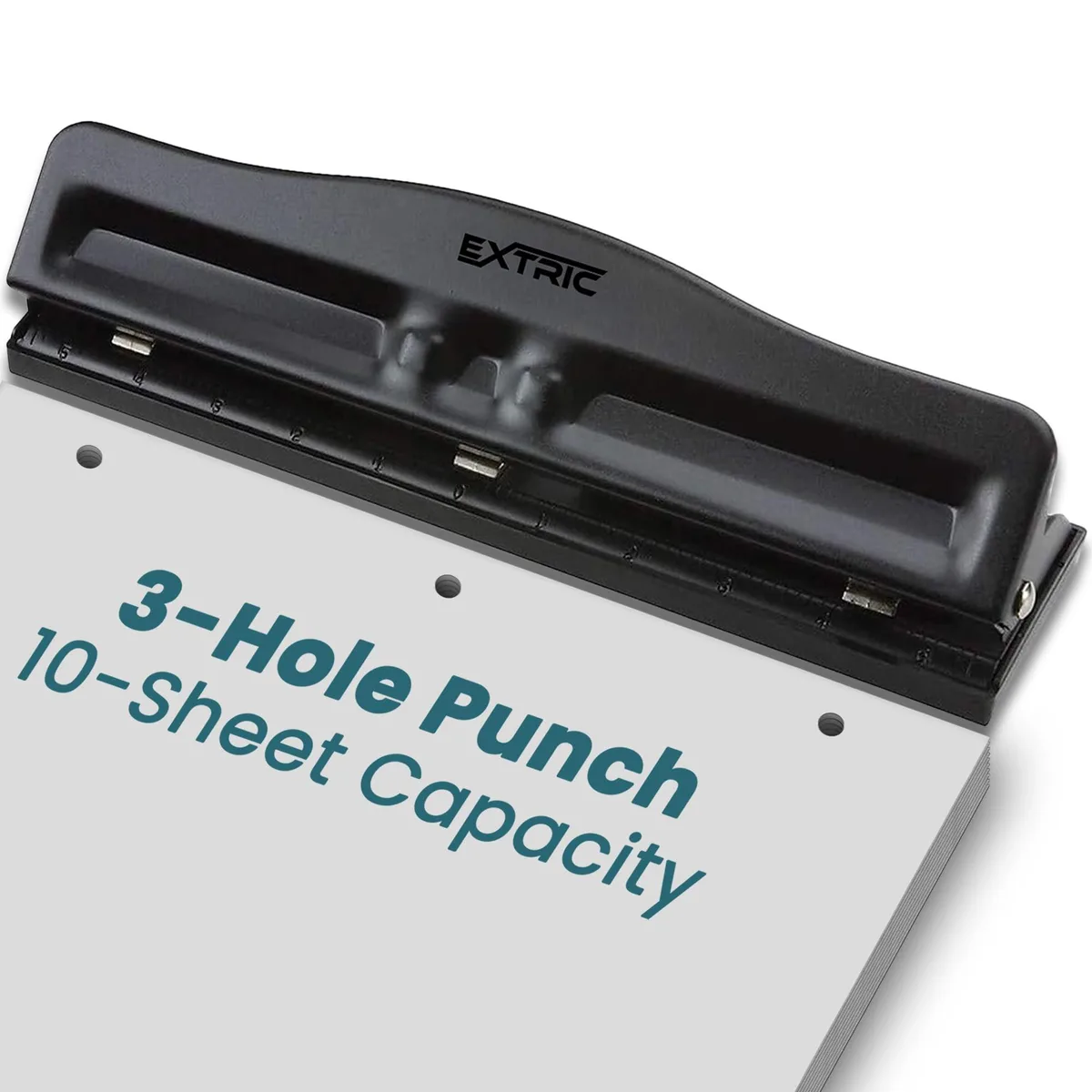  EXTRIC Adjustable 3 Hole Punch 10 Sheet Metal — product photo