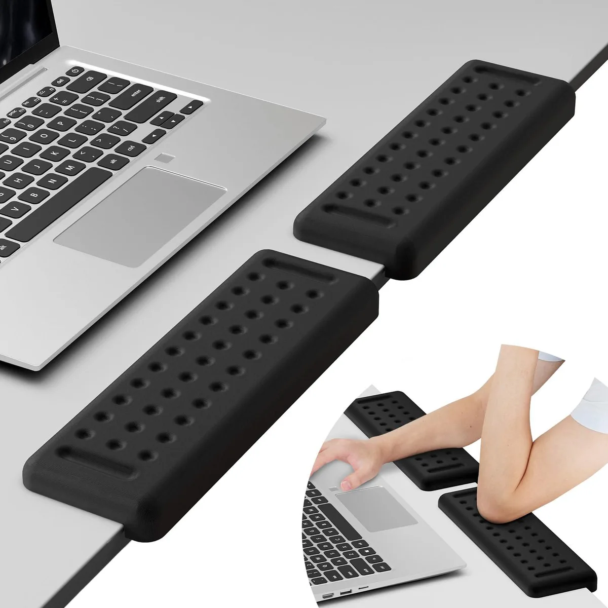 Black Memory Foam Elbow Pads for Desk, 25 qty — product photo