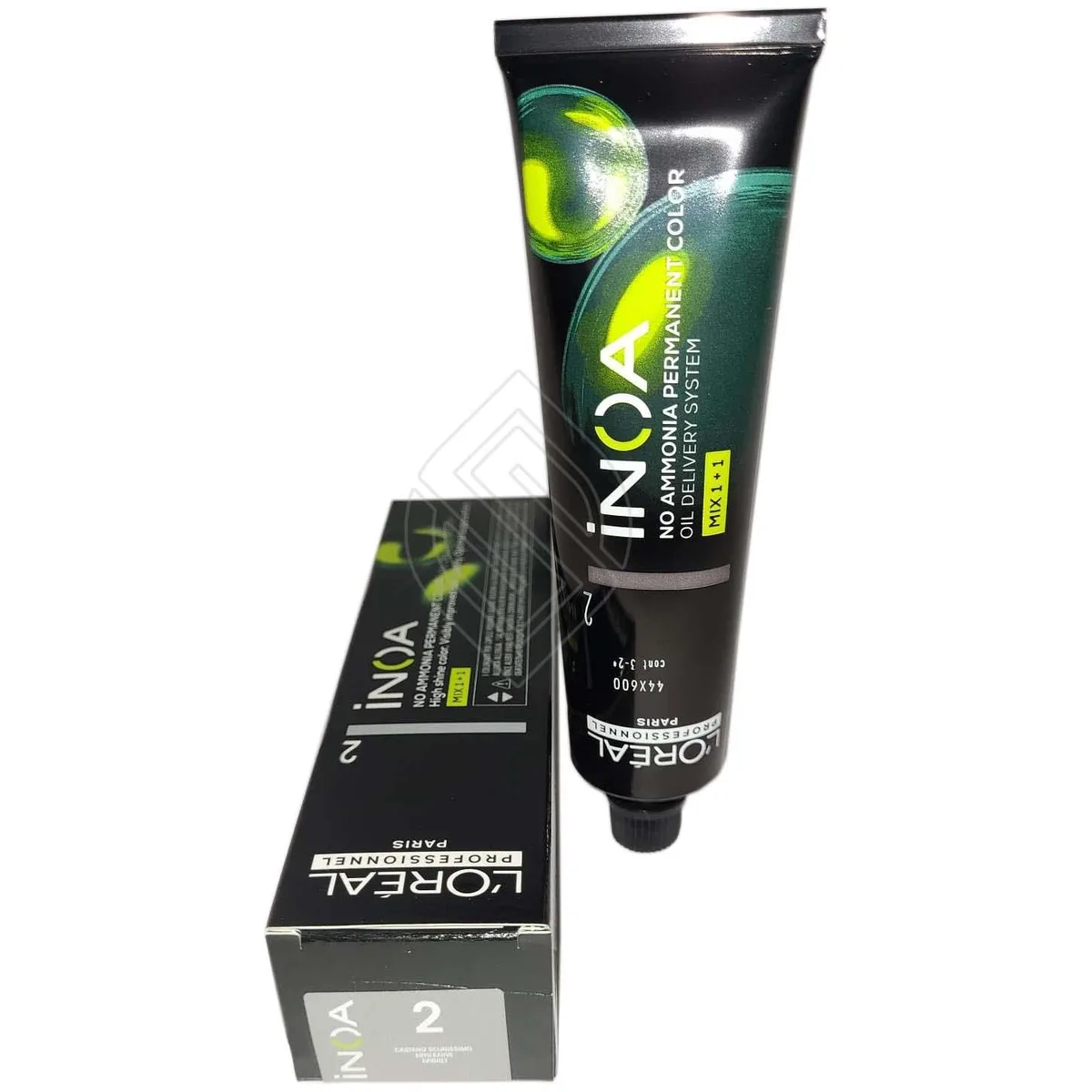 L'Oreal L'Oreal Inoa #2 Darkest Brown No Ammonia Permanent Hair Color 60g — product photo