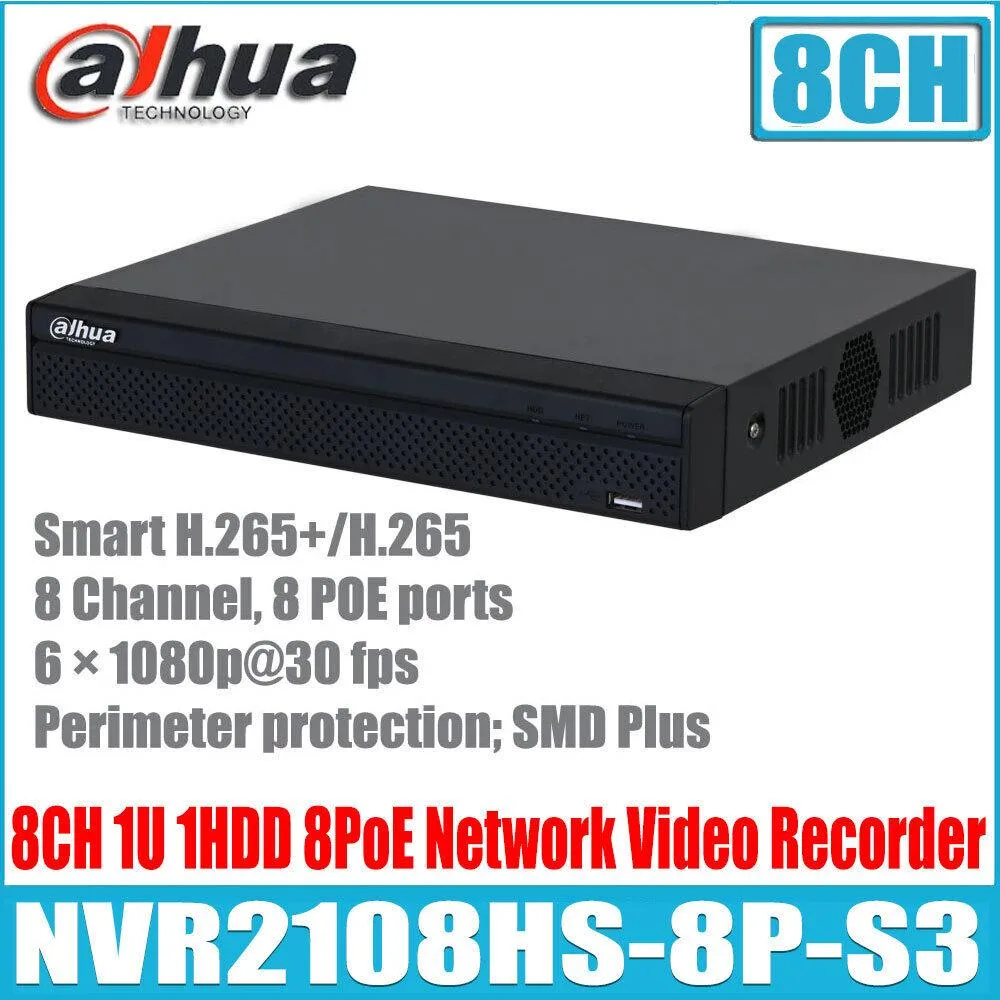 bitmain bitmain NVR2108HS-8P-S3 8-channel 4K SMD Plus Network Video Recorder — product photo