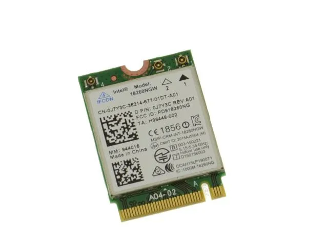 DELL DELL 18260NGW Intel Wireless-AC 18260 M.2 Wi-Fi adapter — product photo