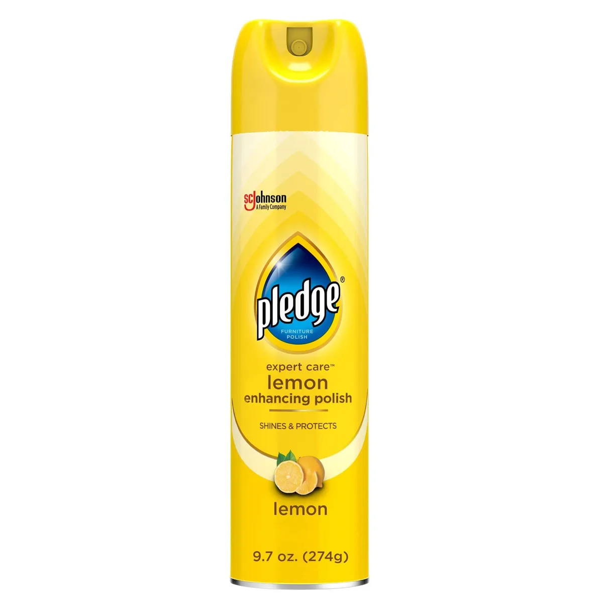 Aerosol can with lemon-scented gel polish, 9.7 oz