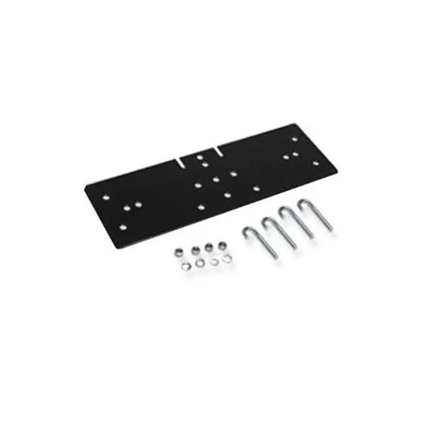Black steel relay rack bracket for 17 in runway kit