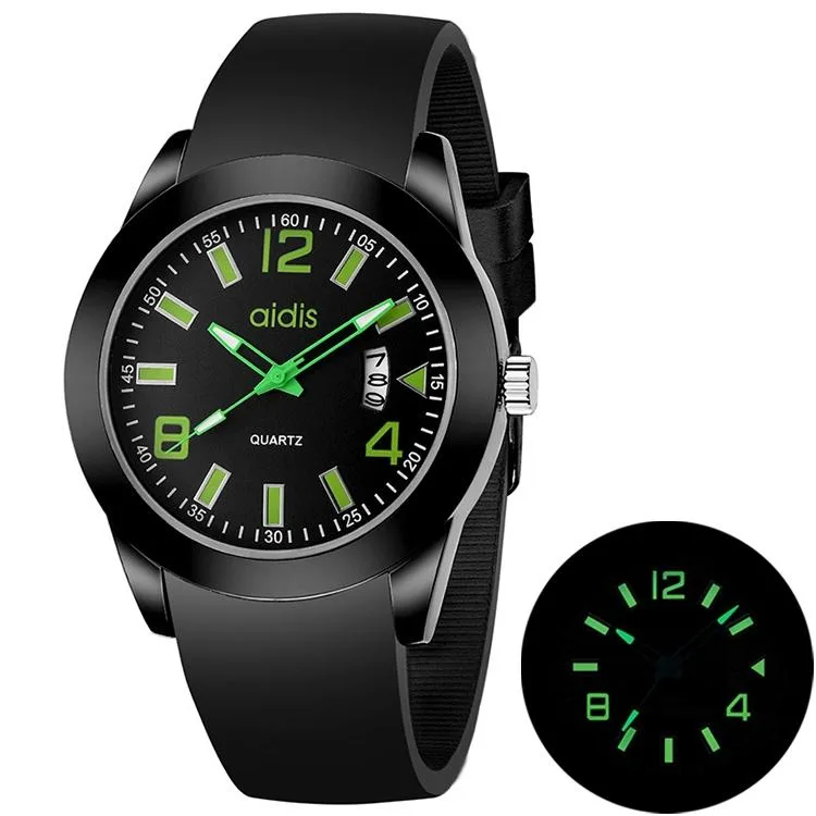 allentian allentian MY-1601 Luminous Quartz Watch Green — product photo