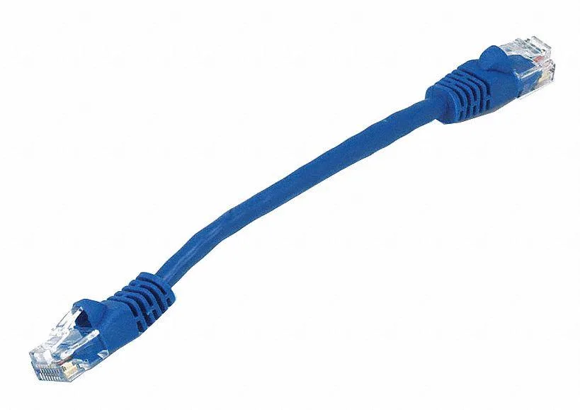 Monoprice Inc. Monoprice Inc. 104975 Cat5e Network Ethernet Cable .5 ft Blue 24AWG 350MHz UTP — product photo