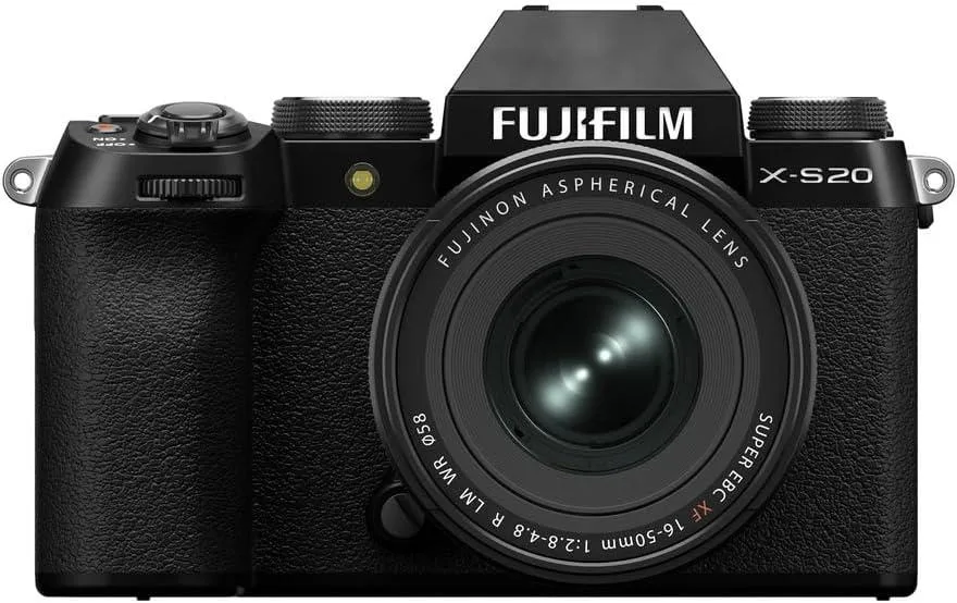 FUJIFILM FUJIFILM X-S20 Mirrorless Camera XF16-50mm F2.8-4.8 R LM WR Black — product photo
