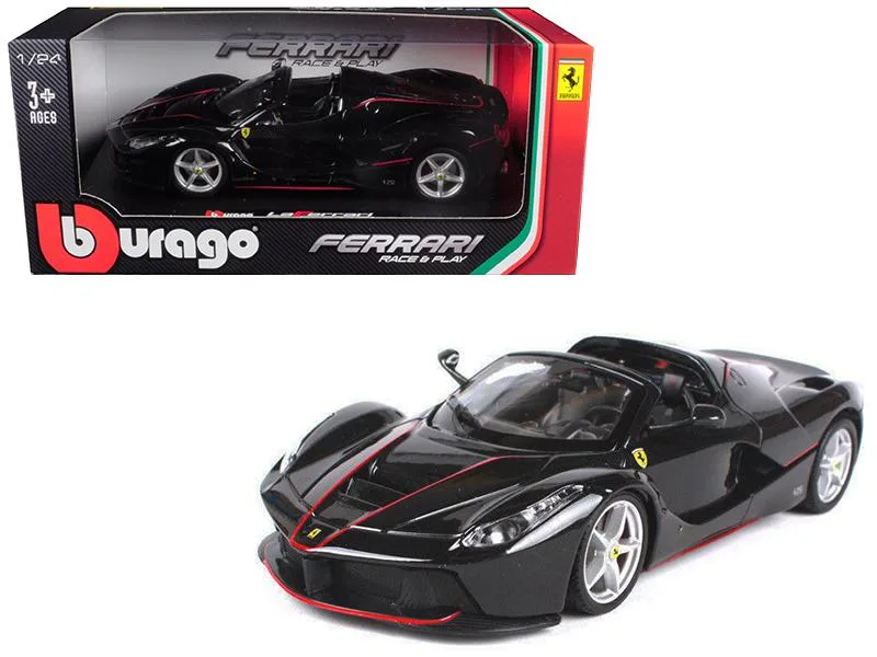 BBURAGO BBURAGO Ferrari LaFerrari F70 Aperta Black 1/24 Diecast Vehicle — product photo