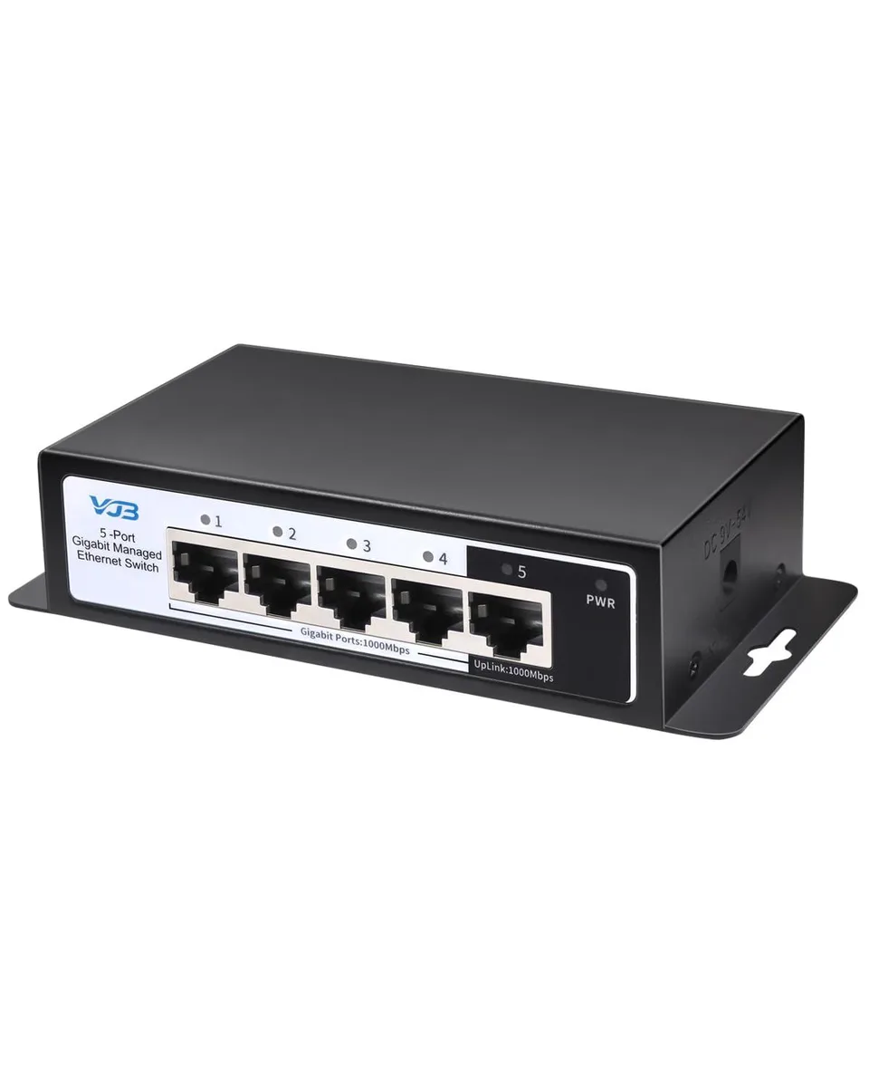 VJB VJB-APP05M 5 port Gigabit managed network switch — product photo