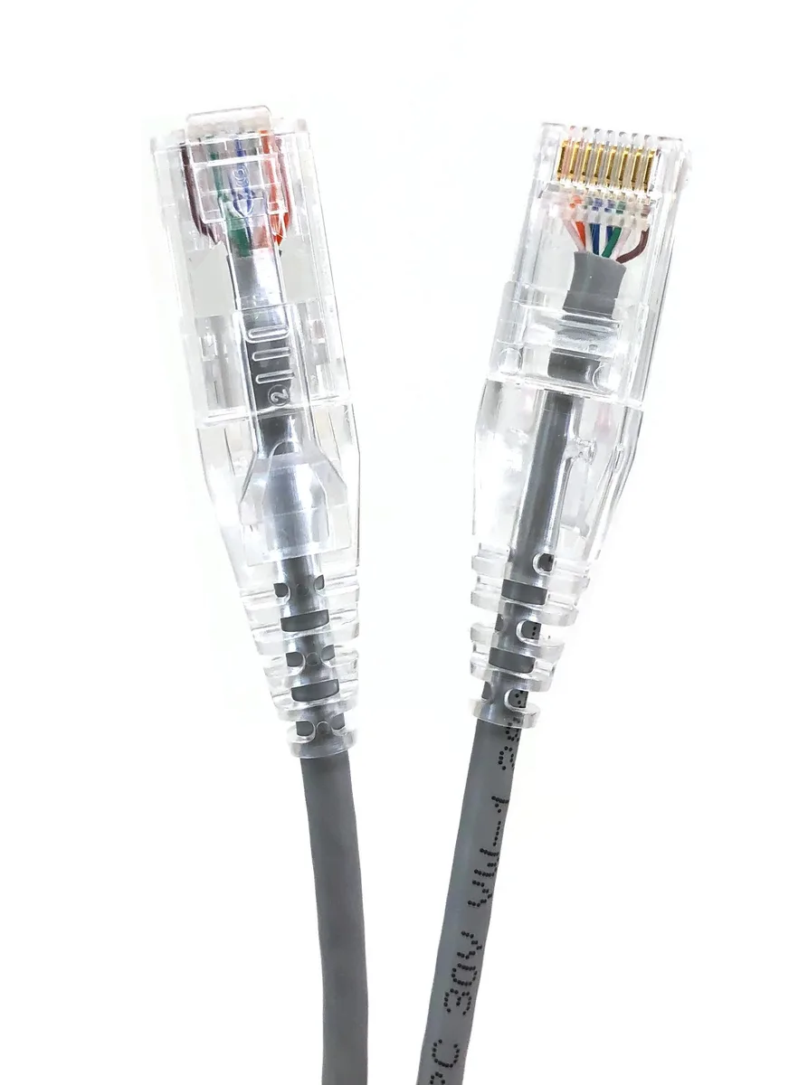 Micro Connectors Micro Connectors 50 ft Ultra Slim CAT 6 28AWG Gray — product photo