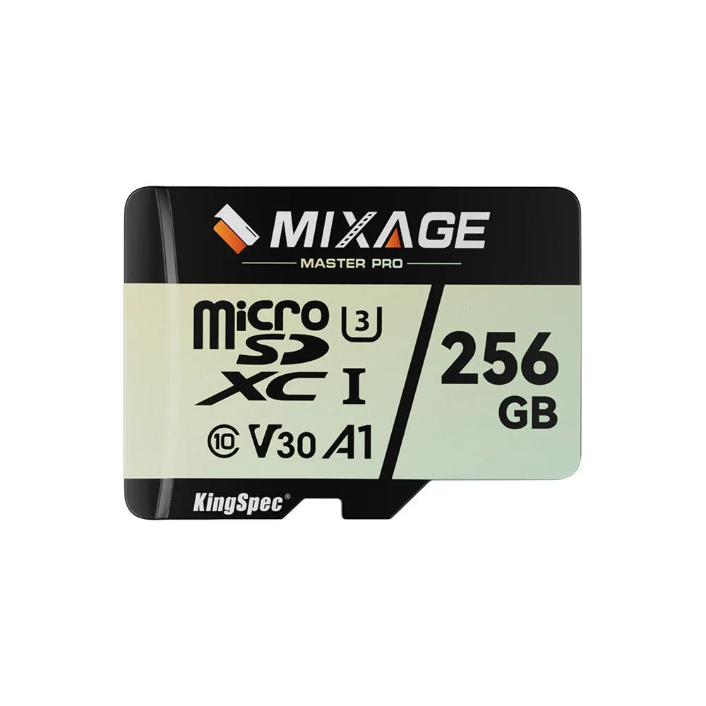 MIXAGE MIXAGE 256GB microSDXC memory card UHS-I V30 A1 175MB/s 1 Pack — product photo