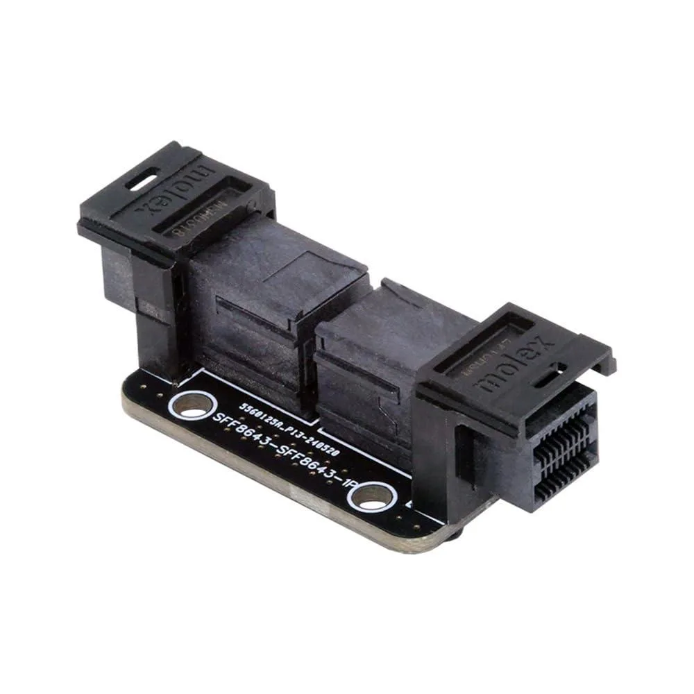 Fervit Fervit SFF-8643 Female to SFF-8643 Female PCIe 4.0 SAS data adapter — product photo