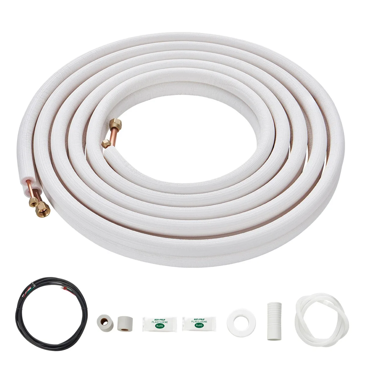 VEVOR VEVOR JSY-SS-SKU10 25ft Mini Split Line Set 1/4 & 1/2 in Copper Pipes — product photo