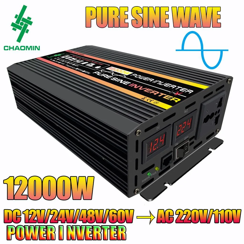 chaomin chaomin HZ12000 2000W 12000W peak pure sine wave inverter 12V/24V to 110V portable power — product photo