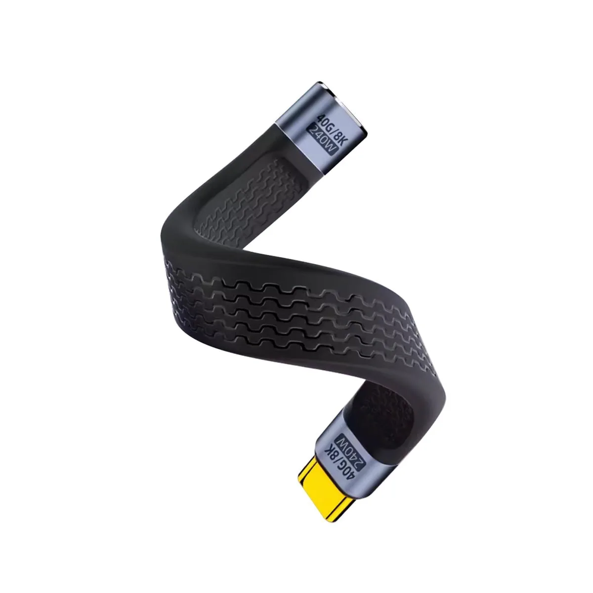 SOEWIOU SOEWIOU USB C to USB C Extension Cable 5Inch 240W 40Gbps 8K Video Thunderbolt 4 — product photo