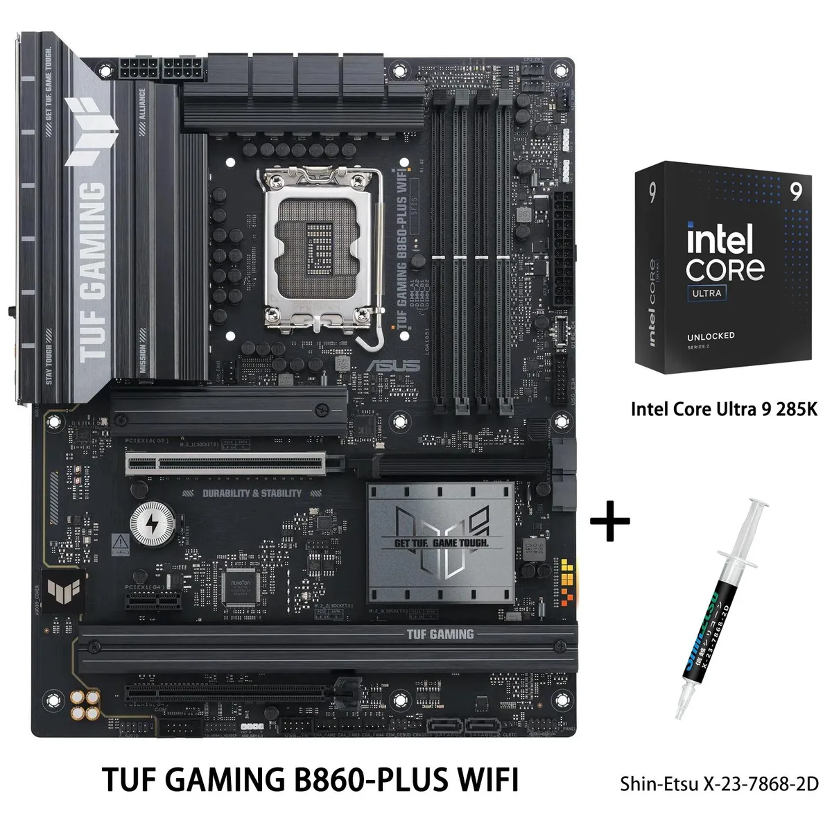 ASUS ASUS TUF GAMING B860-PLUS WIFI Intel Ultra 9 285K Combo — product photo