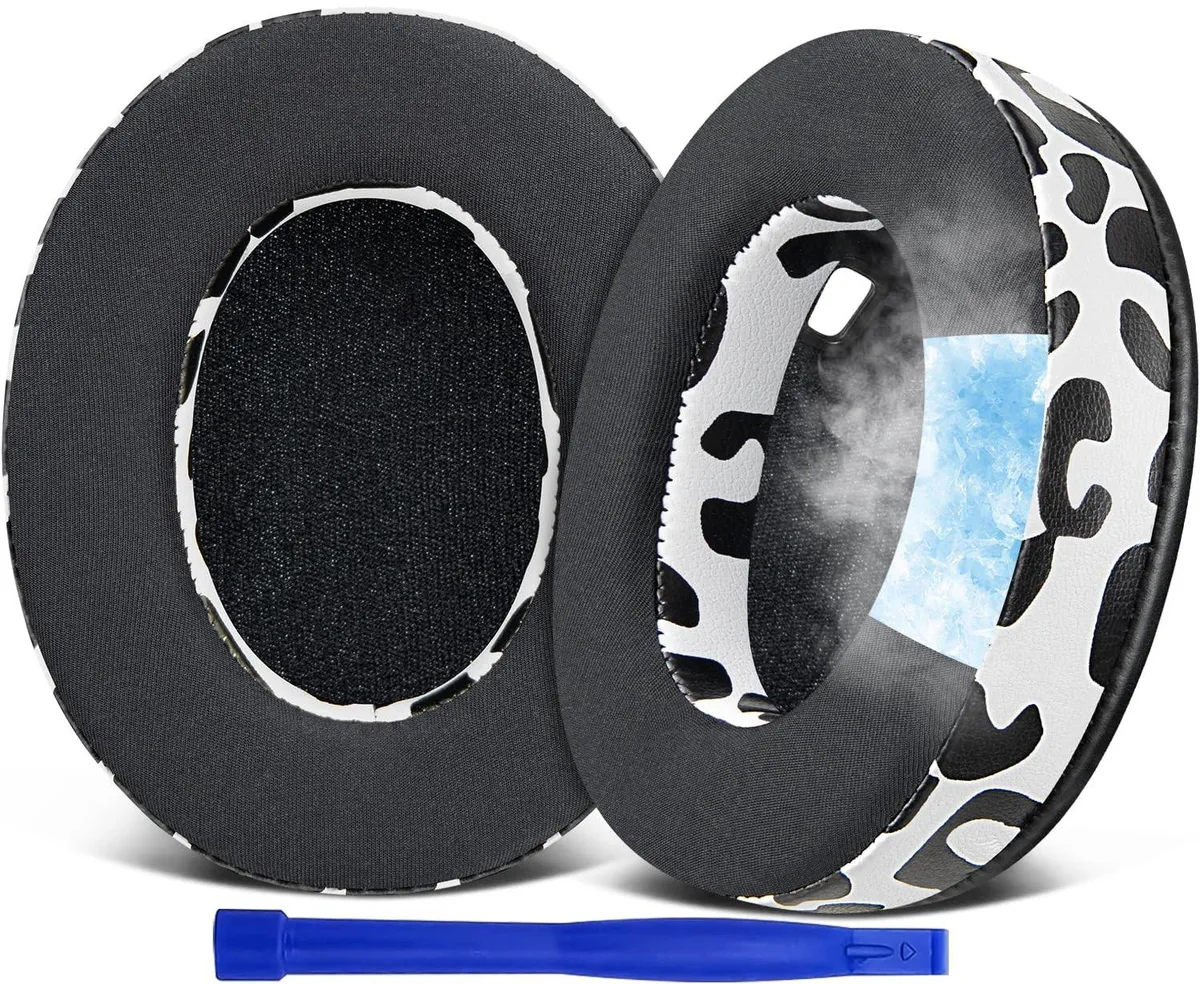 Bipra Bipra Cooling-Gel Earpads for Sony WH-1000XM4 - Snow Leopard 2 in 1 accessory — product photo