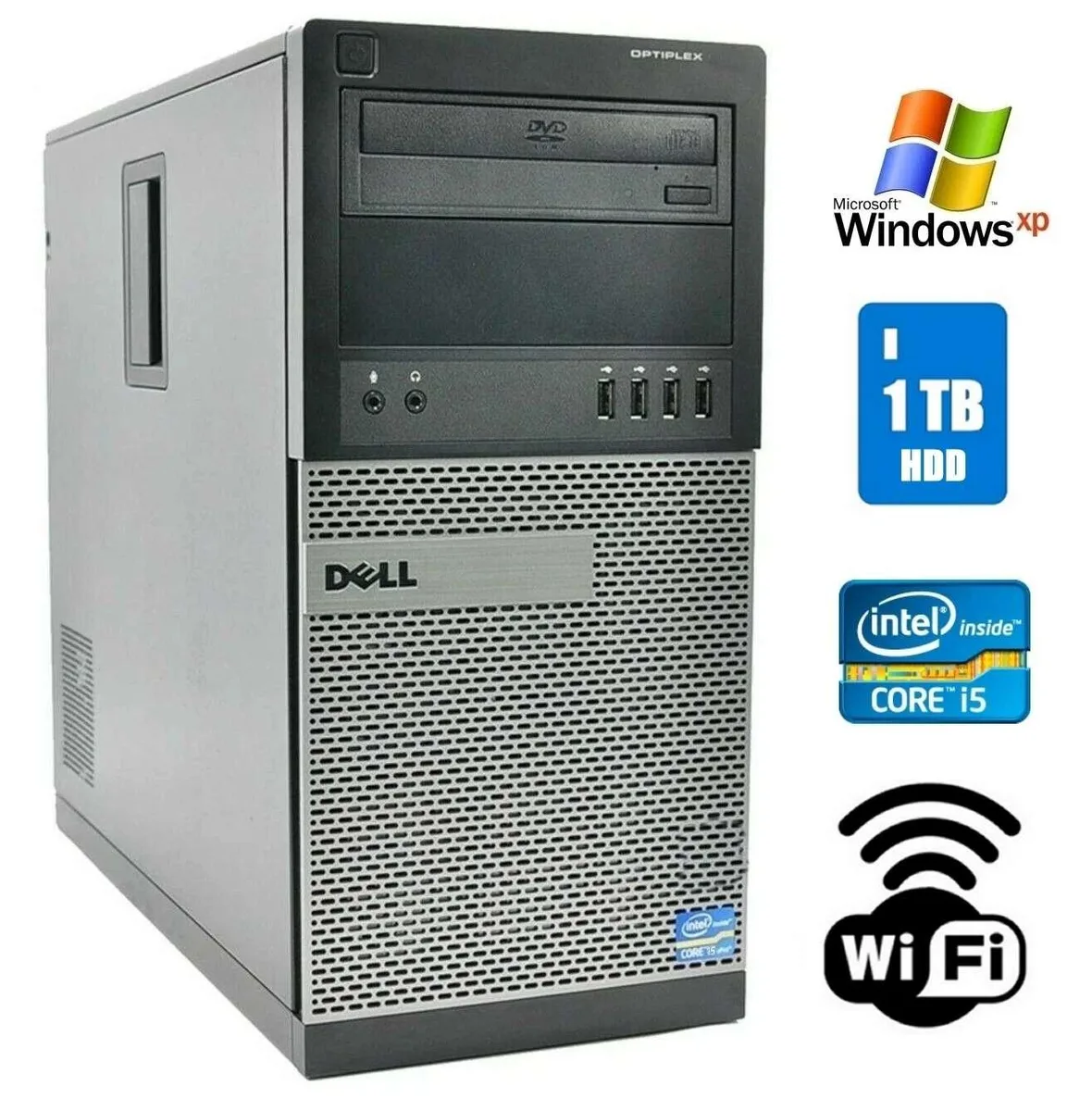 DELL DELL OptiPlex Mini Tower i5-2400 3.2 GHz 4GB DDR3 1TB HDD Windows XP Pro — product photo